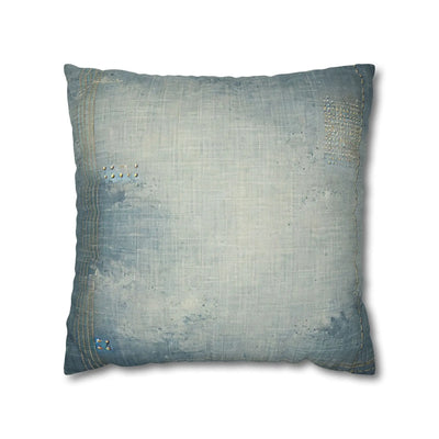 Distressed Denmin Square Pillowcase