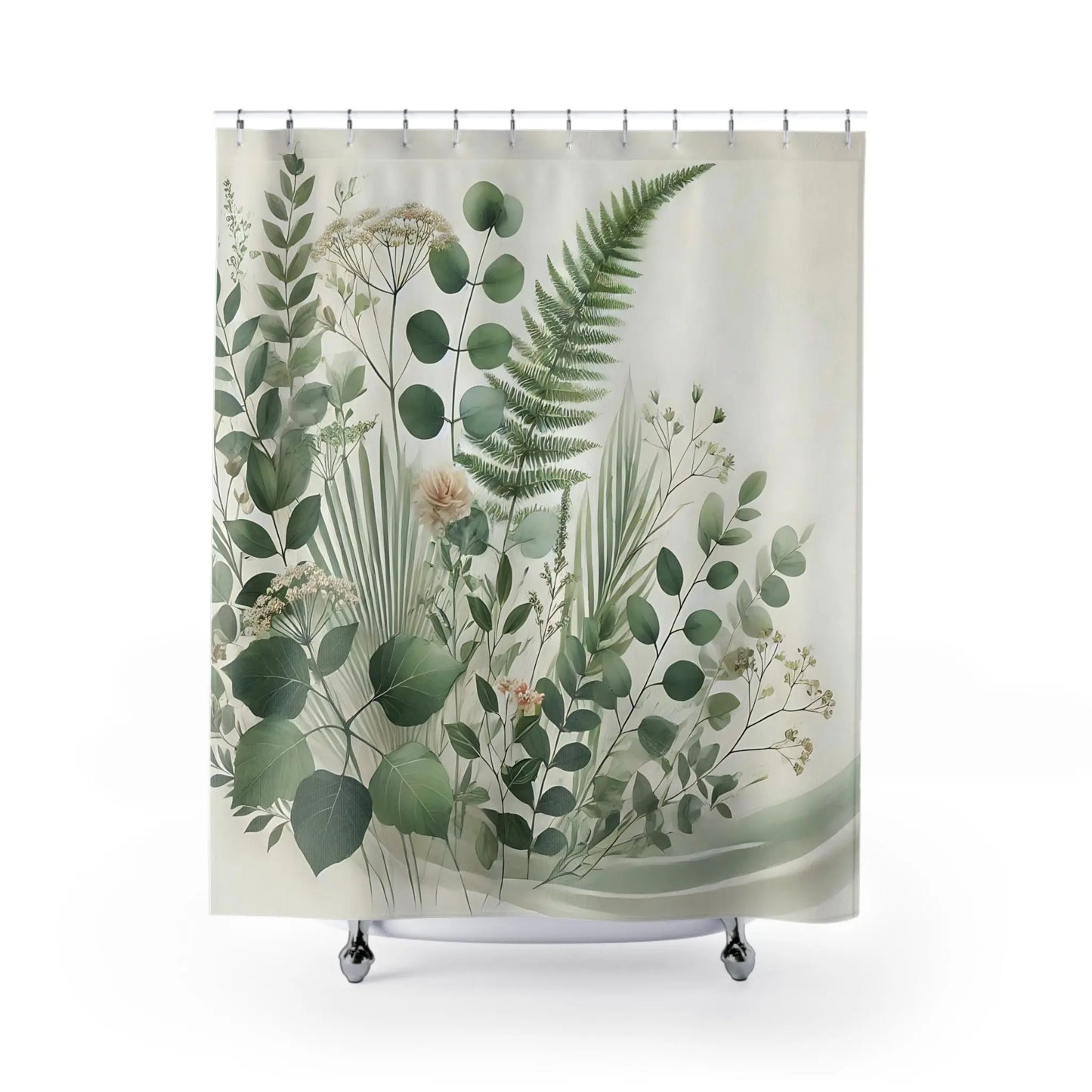 Botanical Fern Shower Curtain