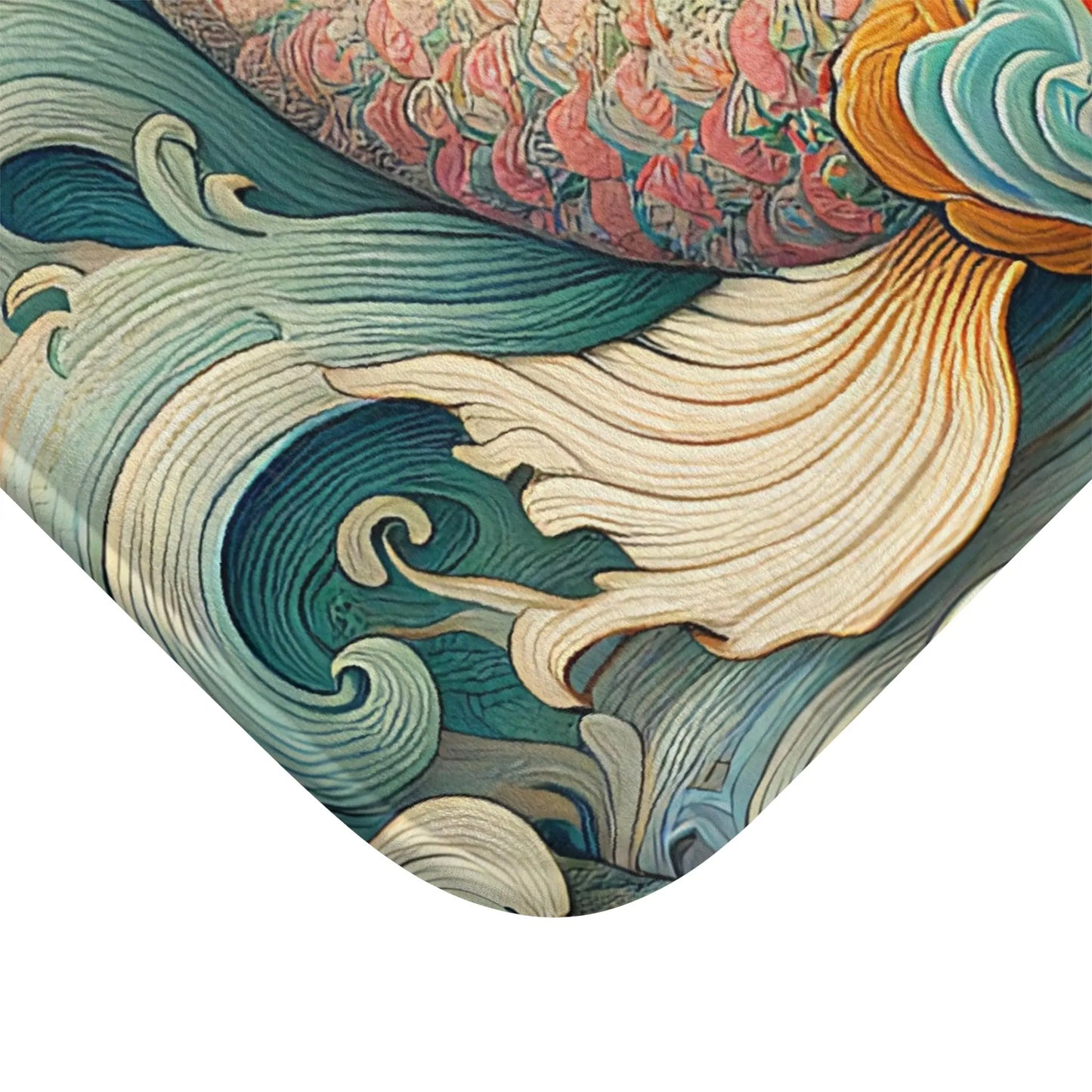 Koi Fish Bath Mat