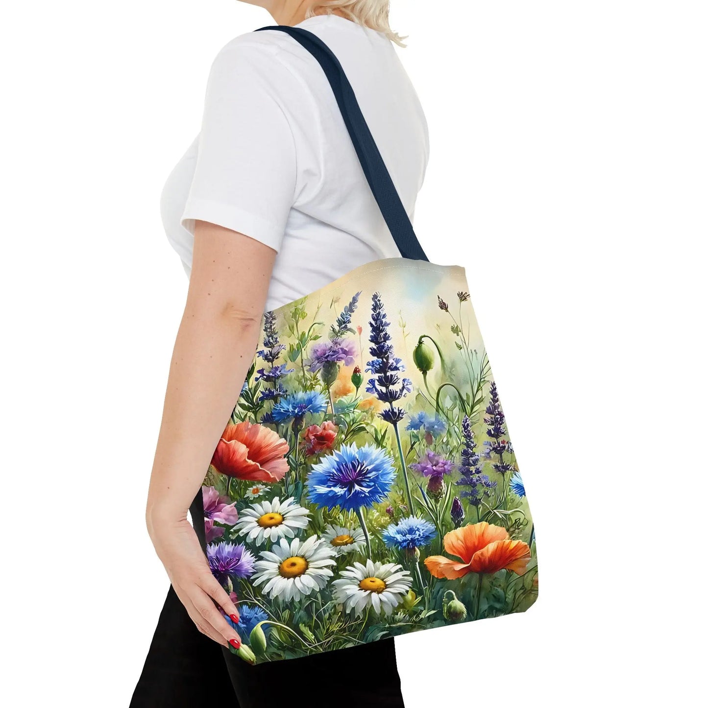 Vibrant Floral Tote Bag