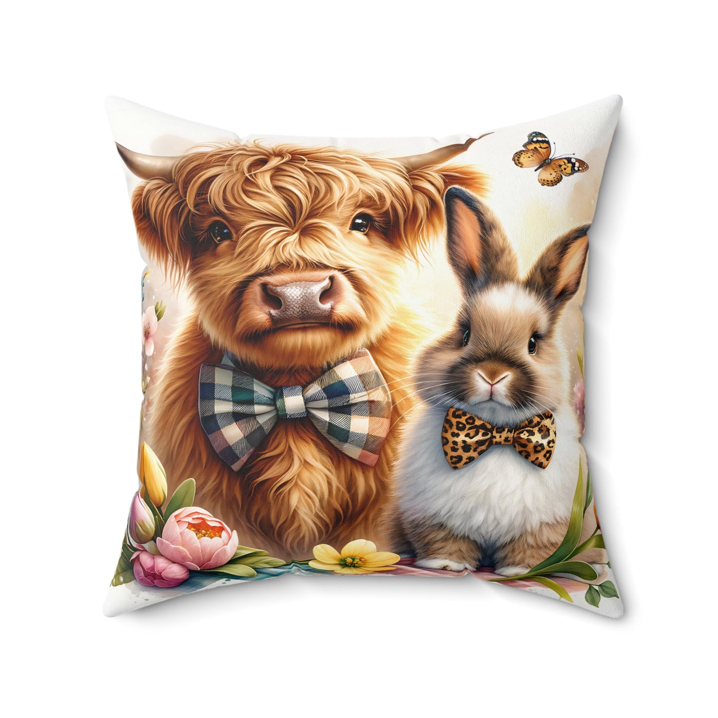 Whimsical Farm Animal Pillow