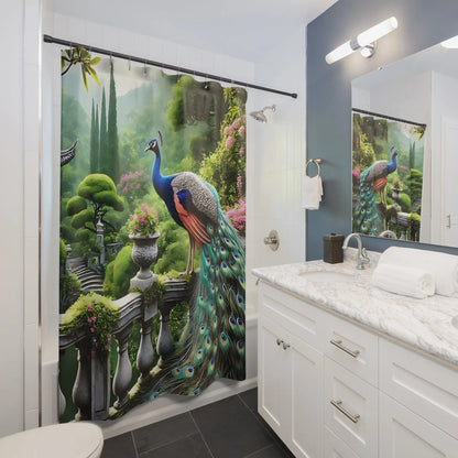 Peacock Paradise Shower Curtain