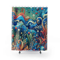 Whimsical Oceanic Shower Curtain