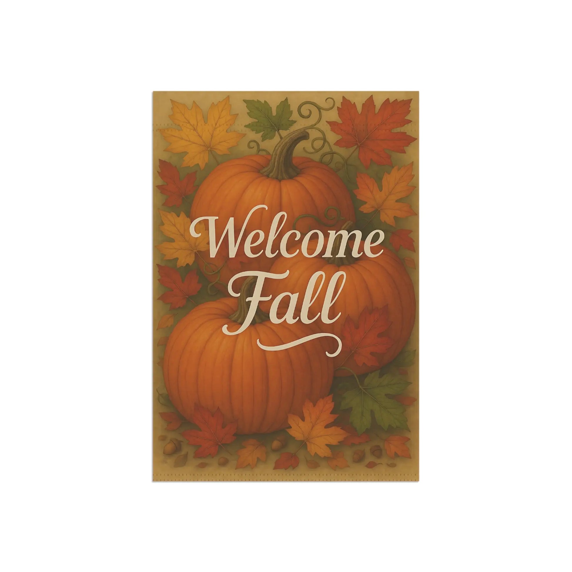 Welcome Fall Outdoor Garden Banner