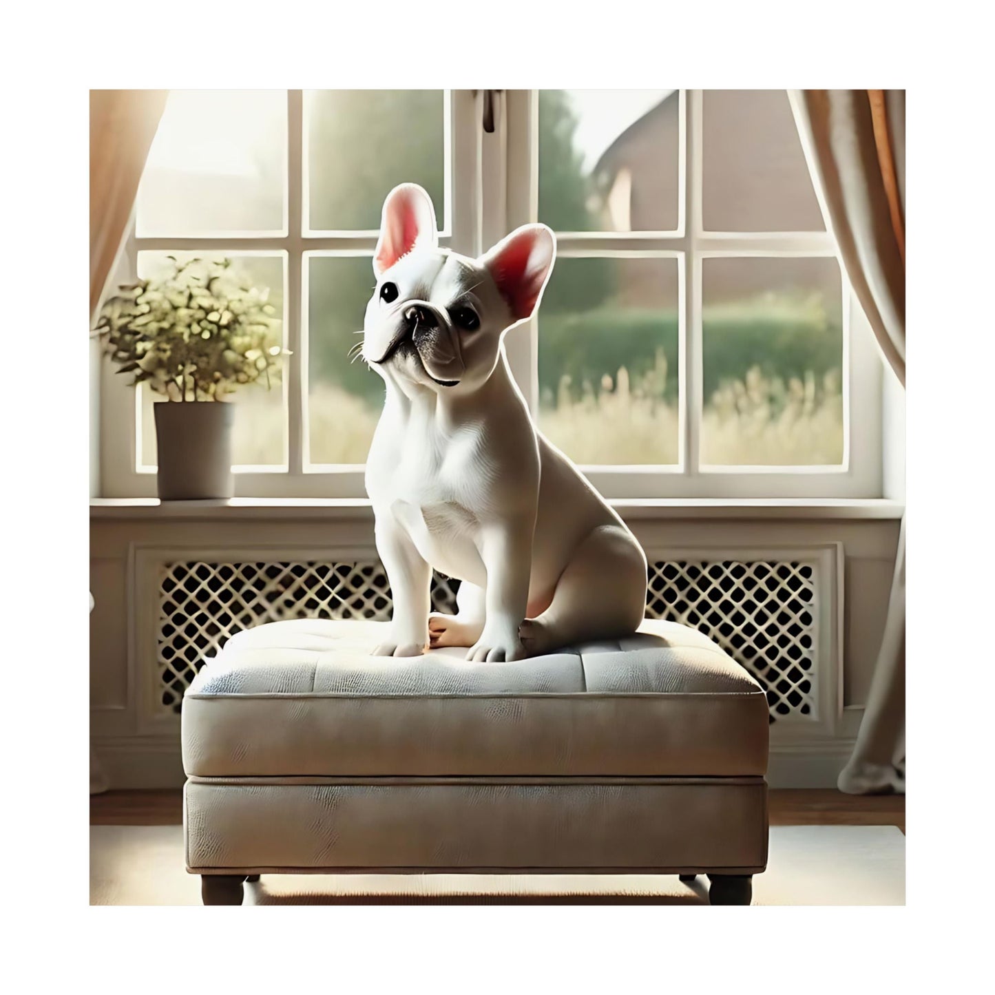 French Bulldog Matte Vertical Poster