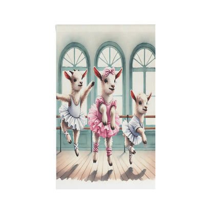 Whimsical Goat Ballerina House Banner
