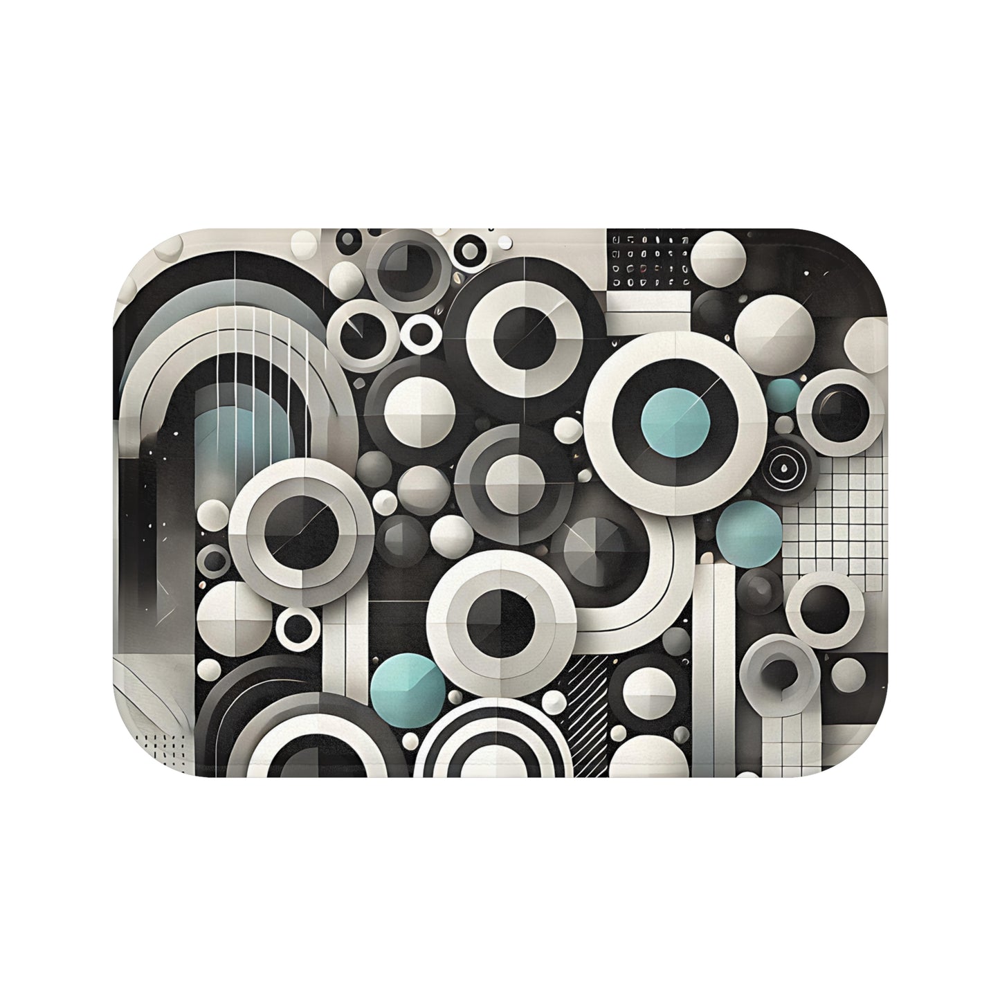 Modern Geometric Bath Mat