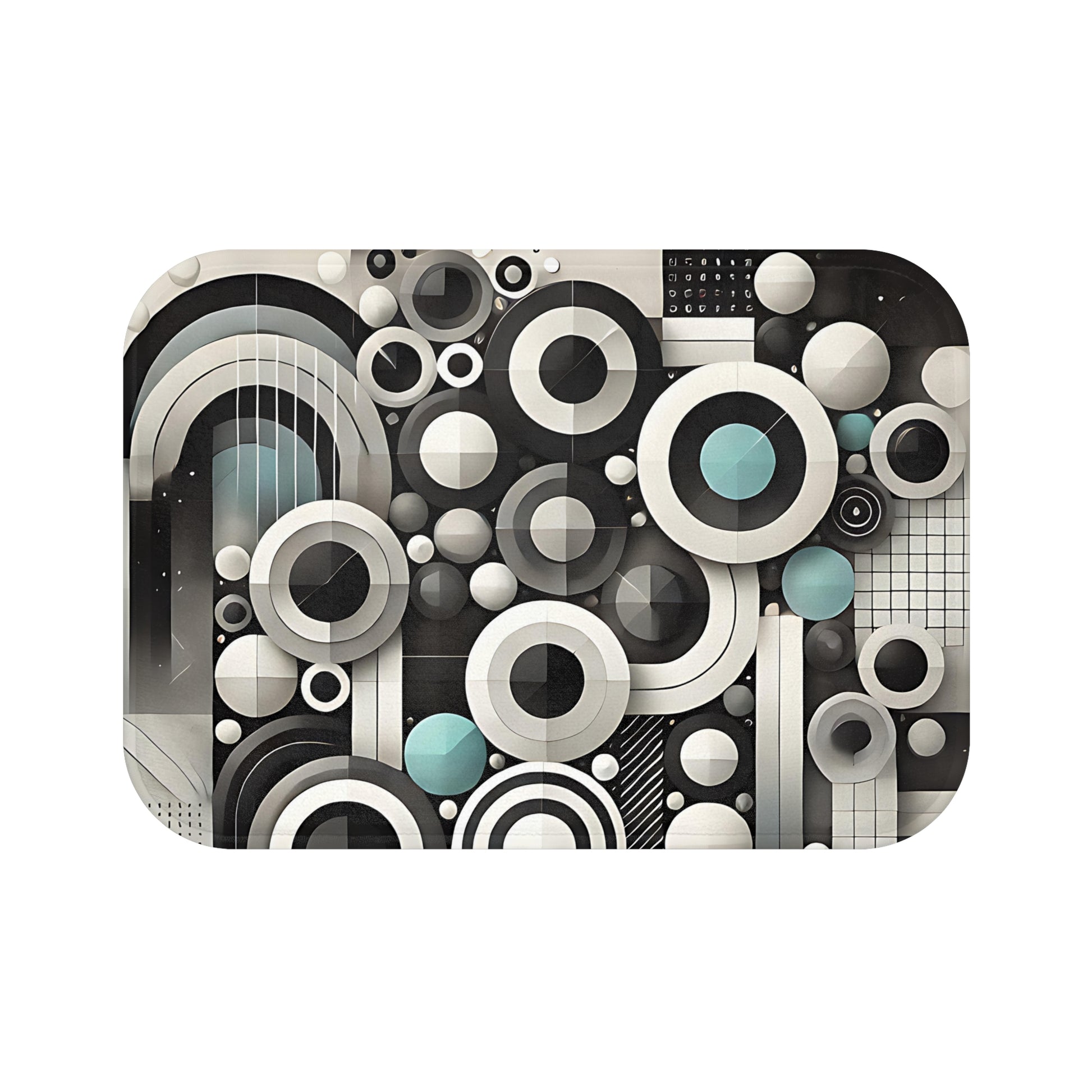Modern Geometric Bath Mat
