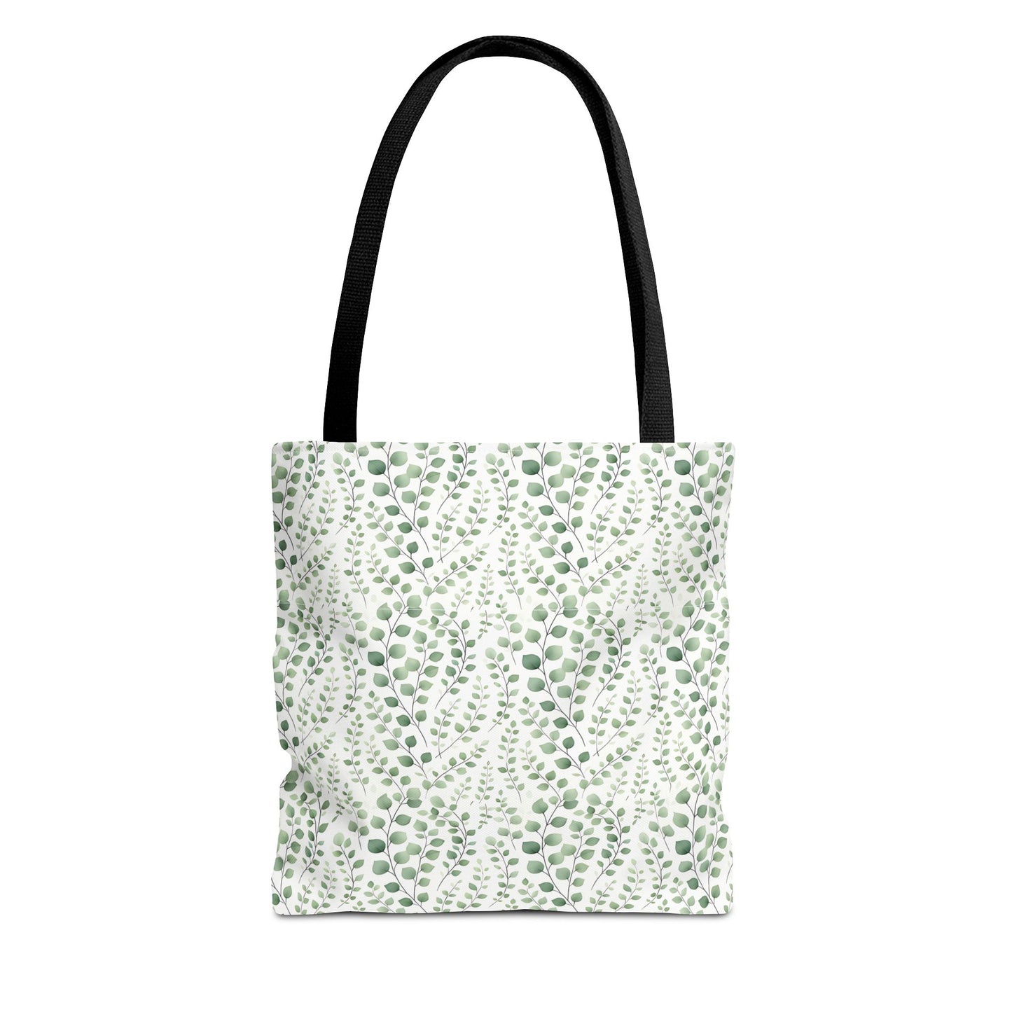 Watercolor Eucalyptus Pattern Tote Bag
