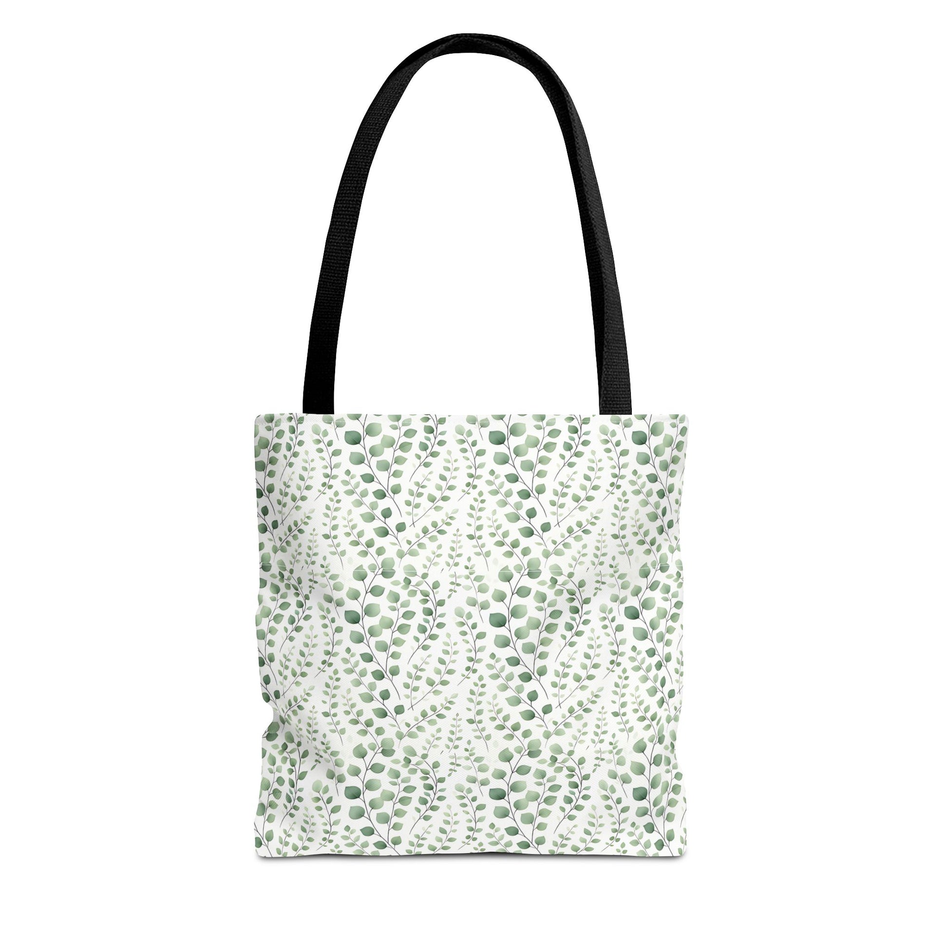 Watercolor Eucalyptus Pattern Tote Bag