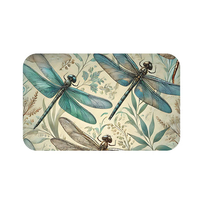 Botanical Dragonfly Bath Mat