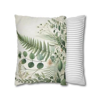 Botanical Print Square Pillowcase
