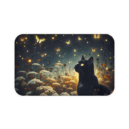 Whimsical Cat Bath Mat