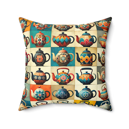 Teapots Pillow
