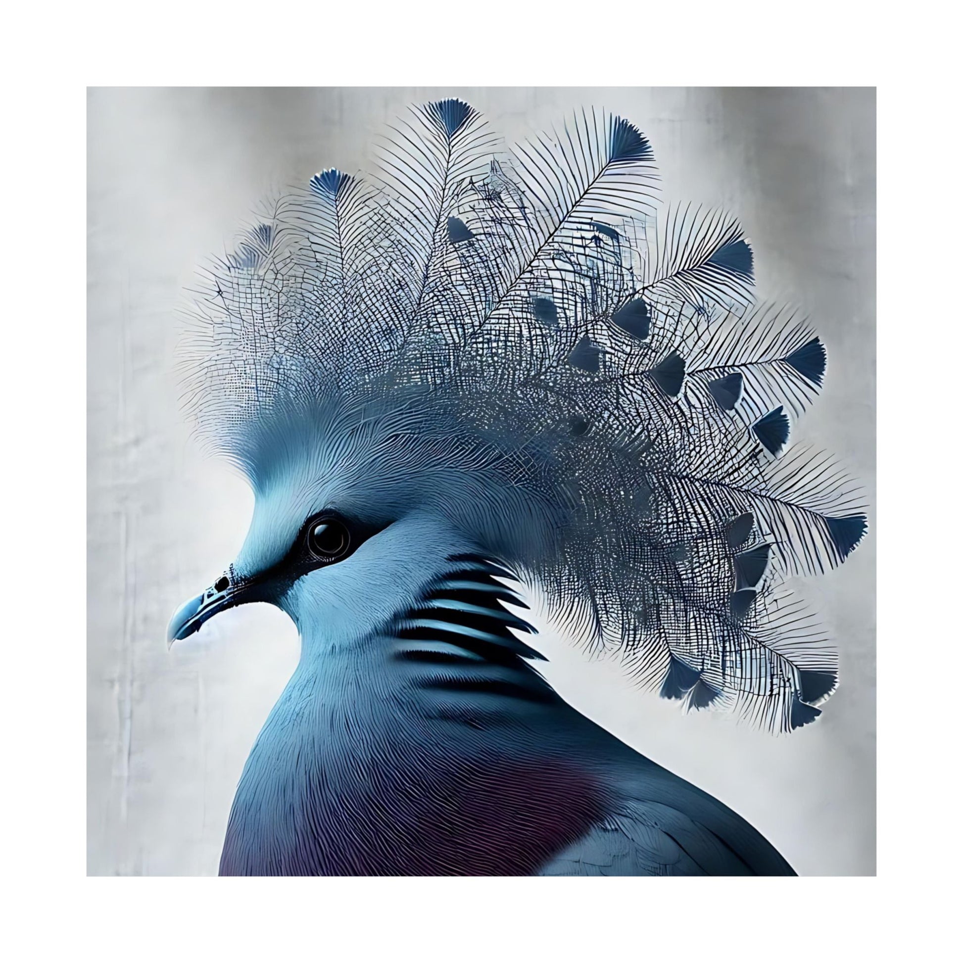 Artistic Bird Print Poster