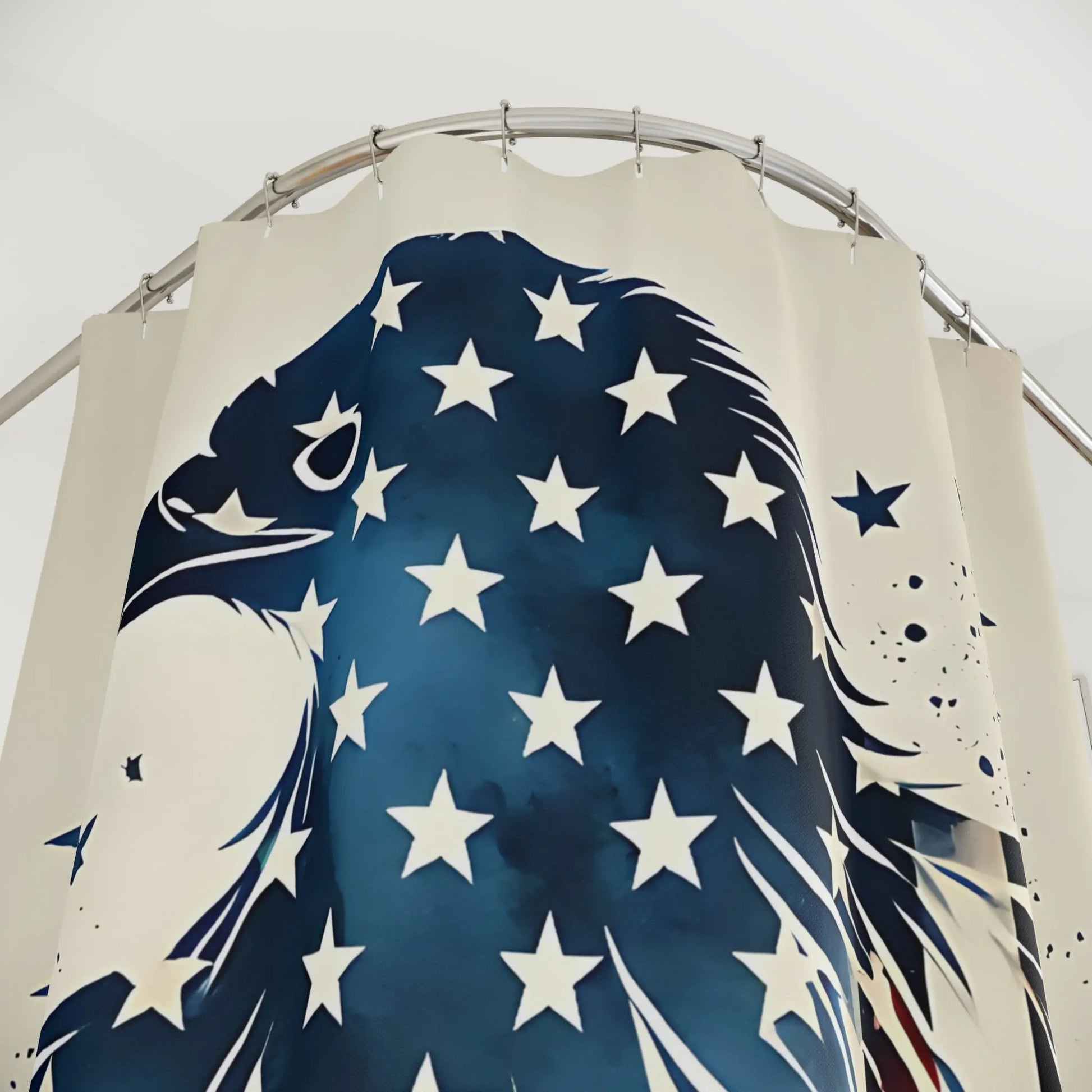 Patriotic Eagle Shower Curtain