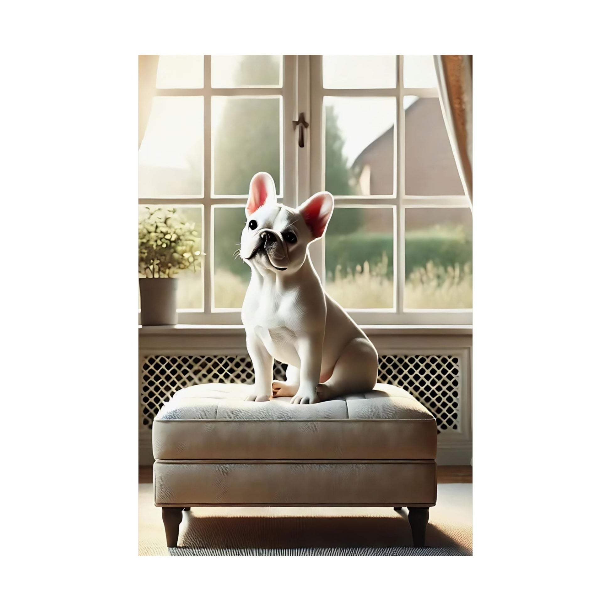 French Bulldog Matte Vertical Poster