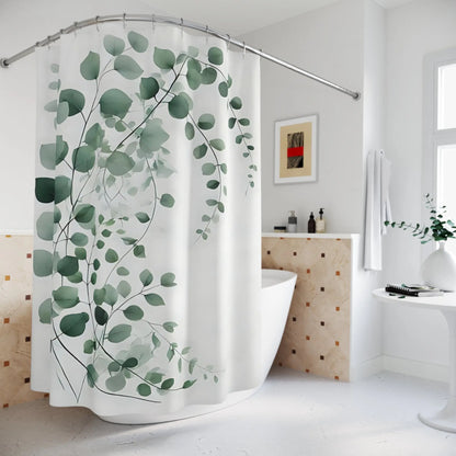 Botanical Shower Curtains for Relaxing Bathrooms