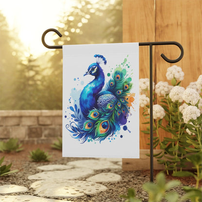Peacock Garden Banner