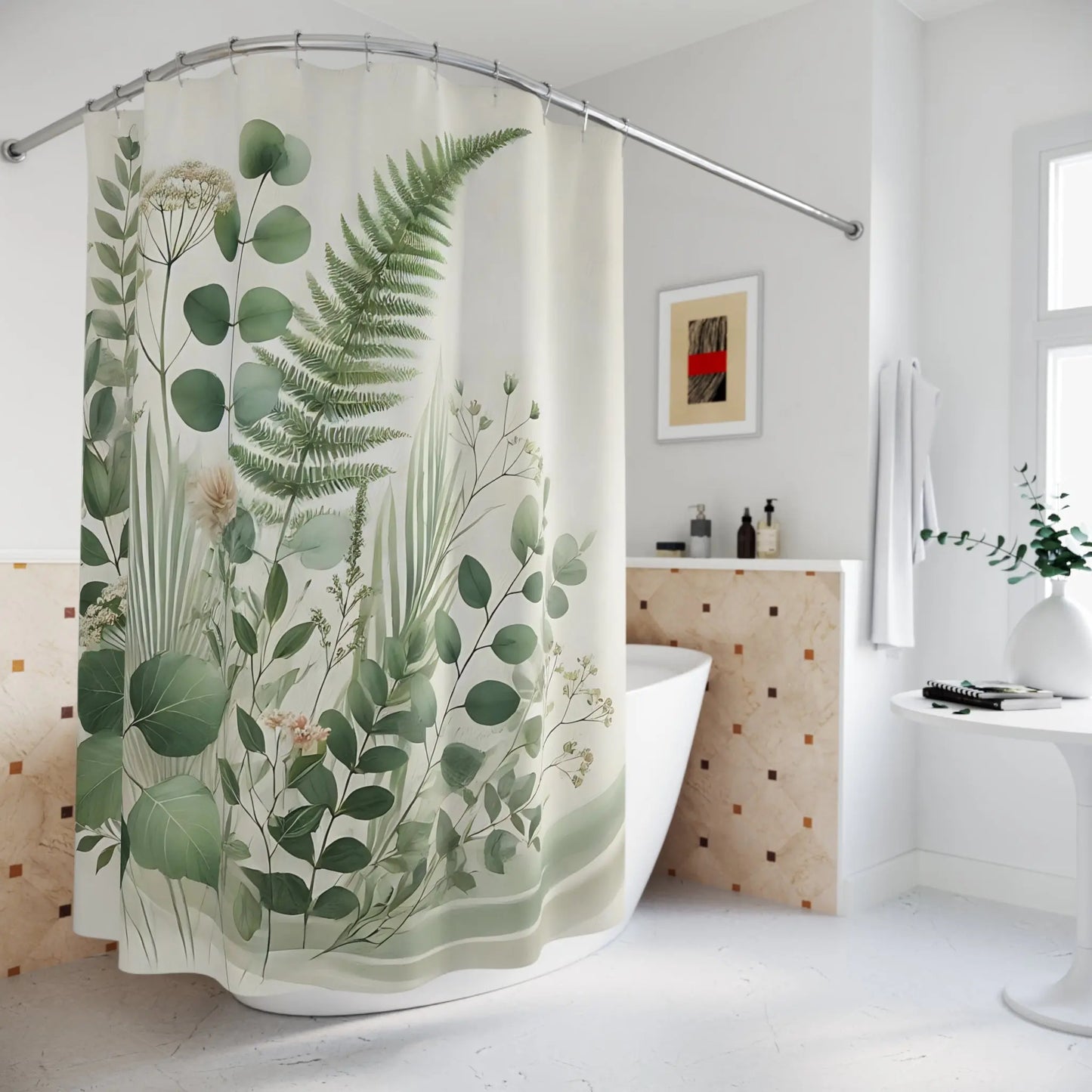 Botanical Fern Shower Curtain