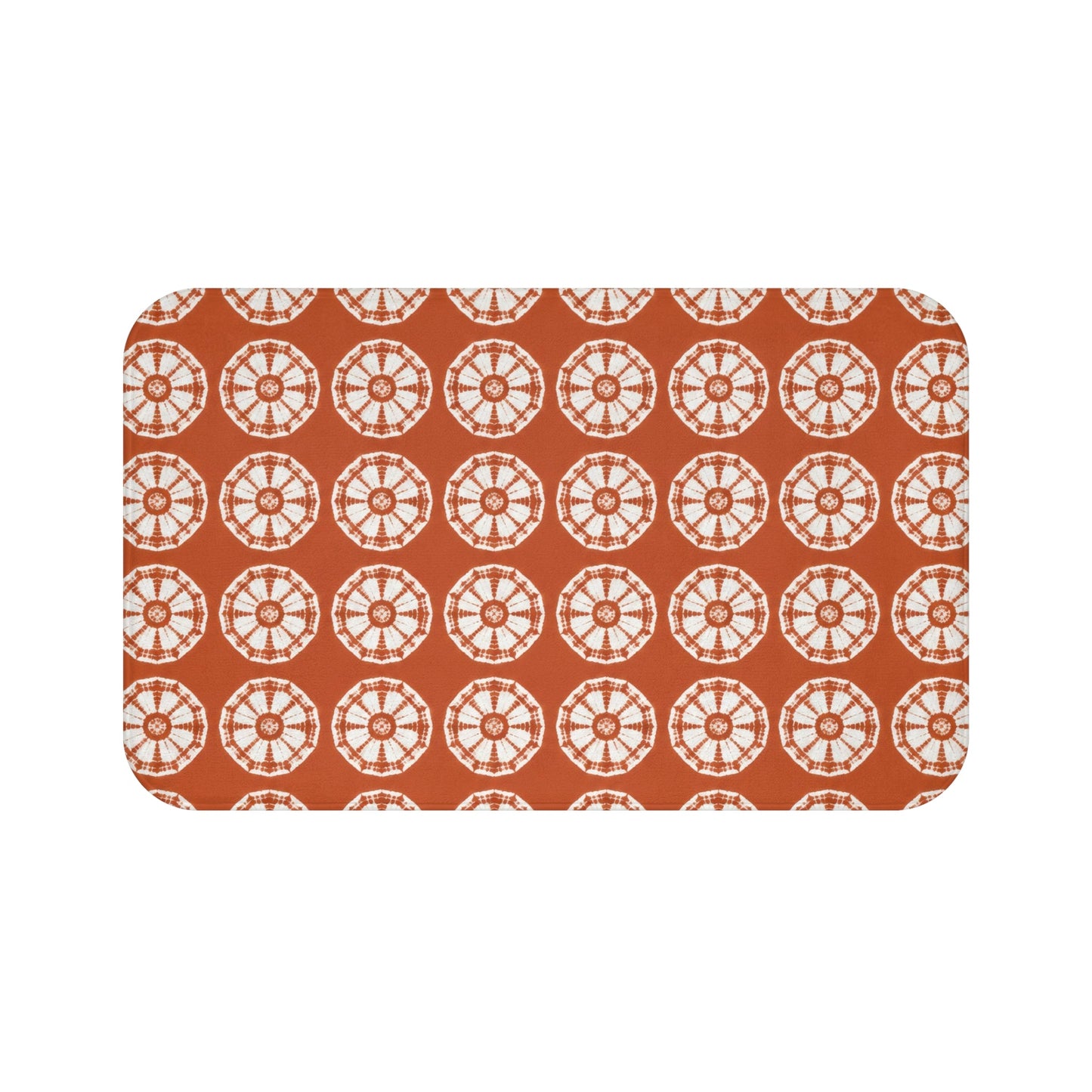 Japanese Shibori Terracotta Bath Mat