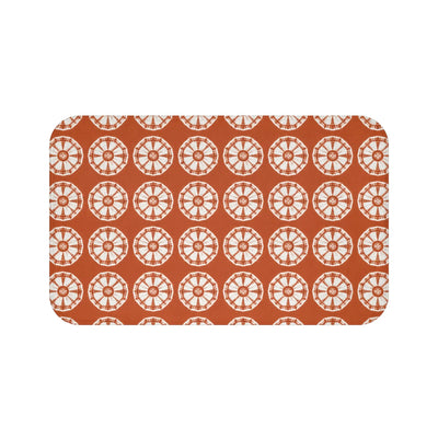 Japanese Shibori Terracotta Bath Mat