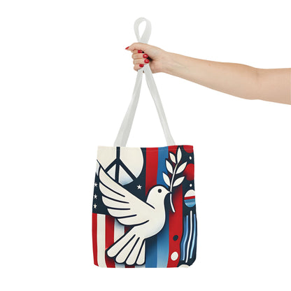 Peaceful Dove Tote Bag | Eco-Friendly Shopping Bag, Gift for Nature Lovers, Travel Tote, Festival Essential, Bohemian Style