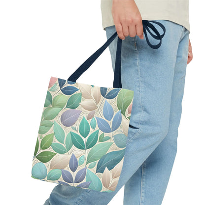 Pastel Leaf Tote Bag