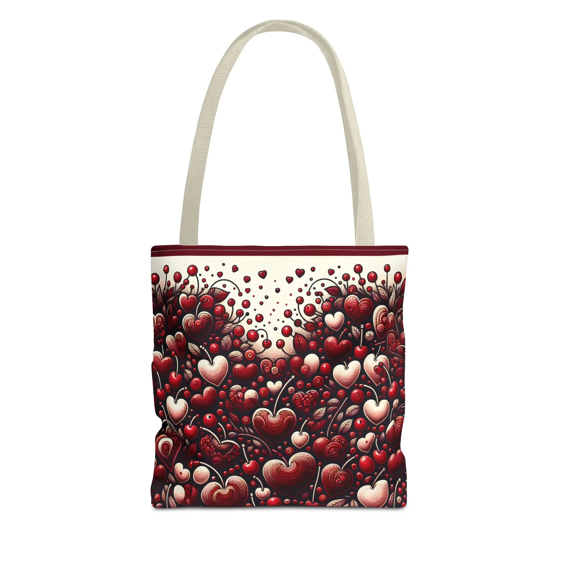 Cherry Hearts Tote Bag