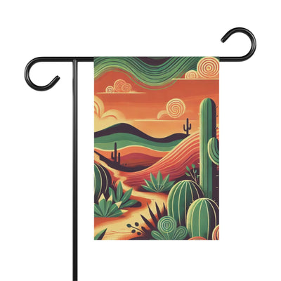 Desert Oasis Garden Flag