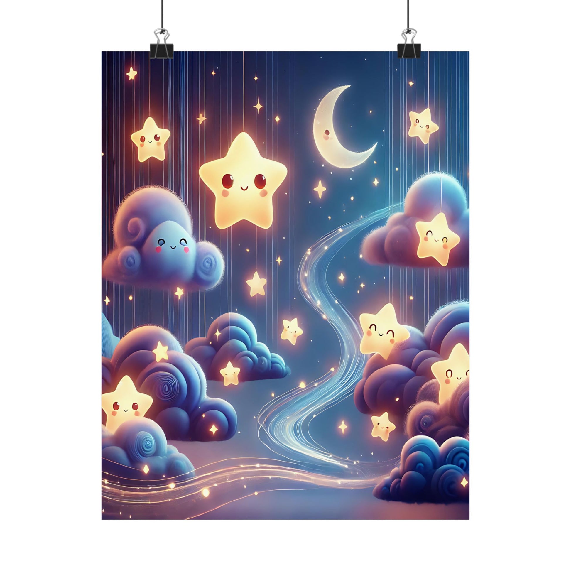 Dreamy Sky Matte Vertical Posters