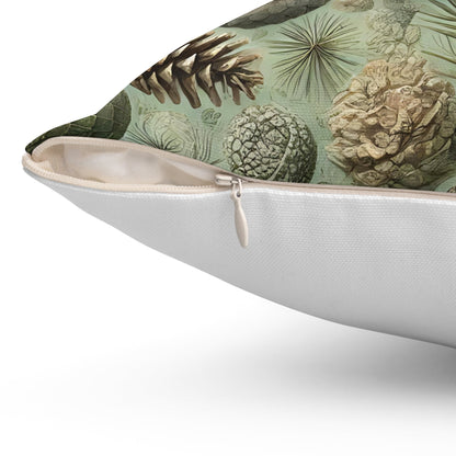 Farmhouse Pine Cone Throw Pillow