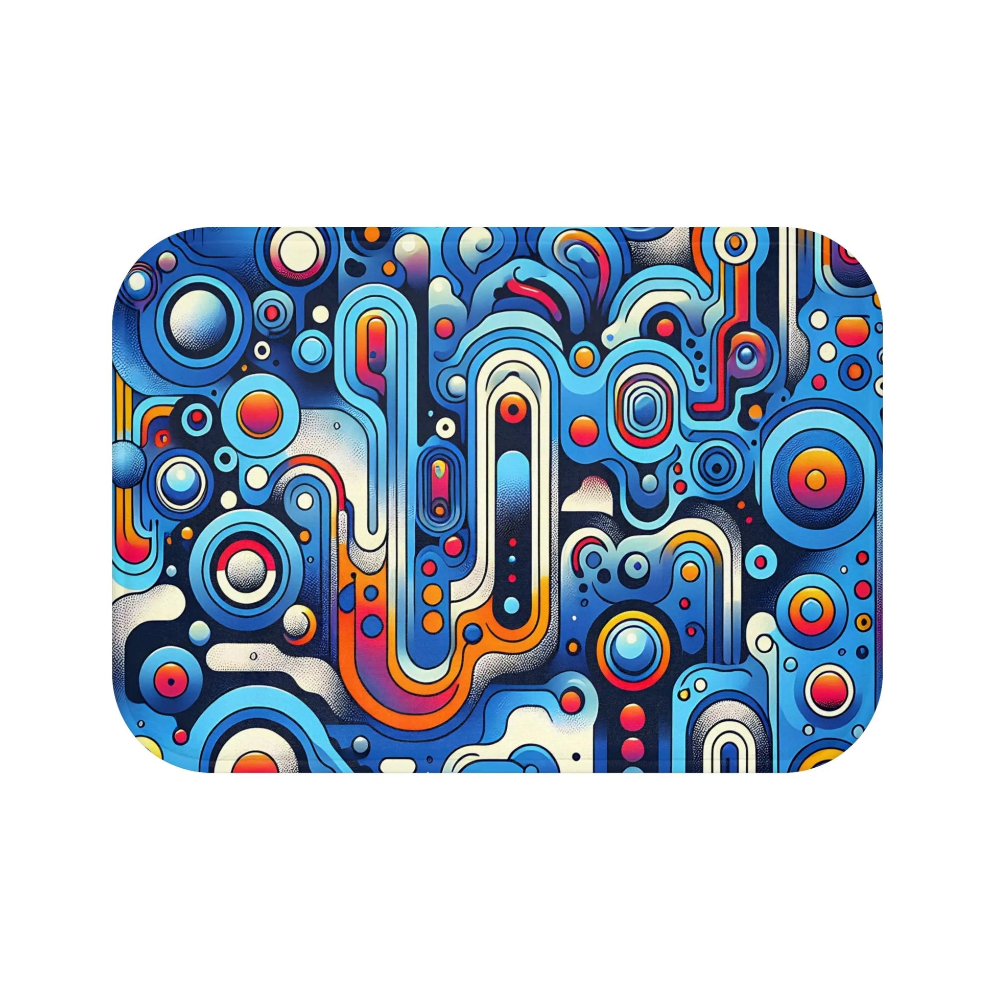 Retro Colorful Bath Mat