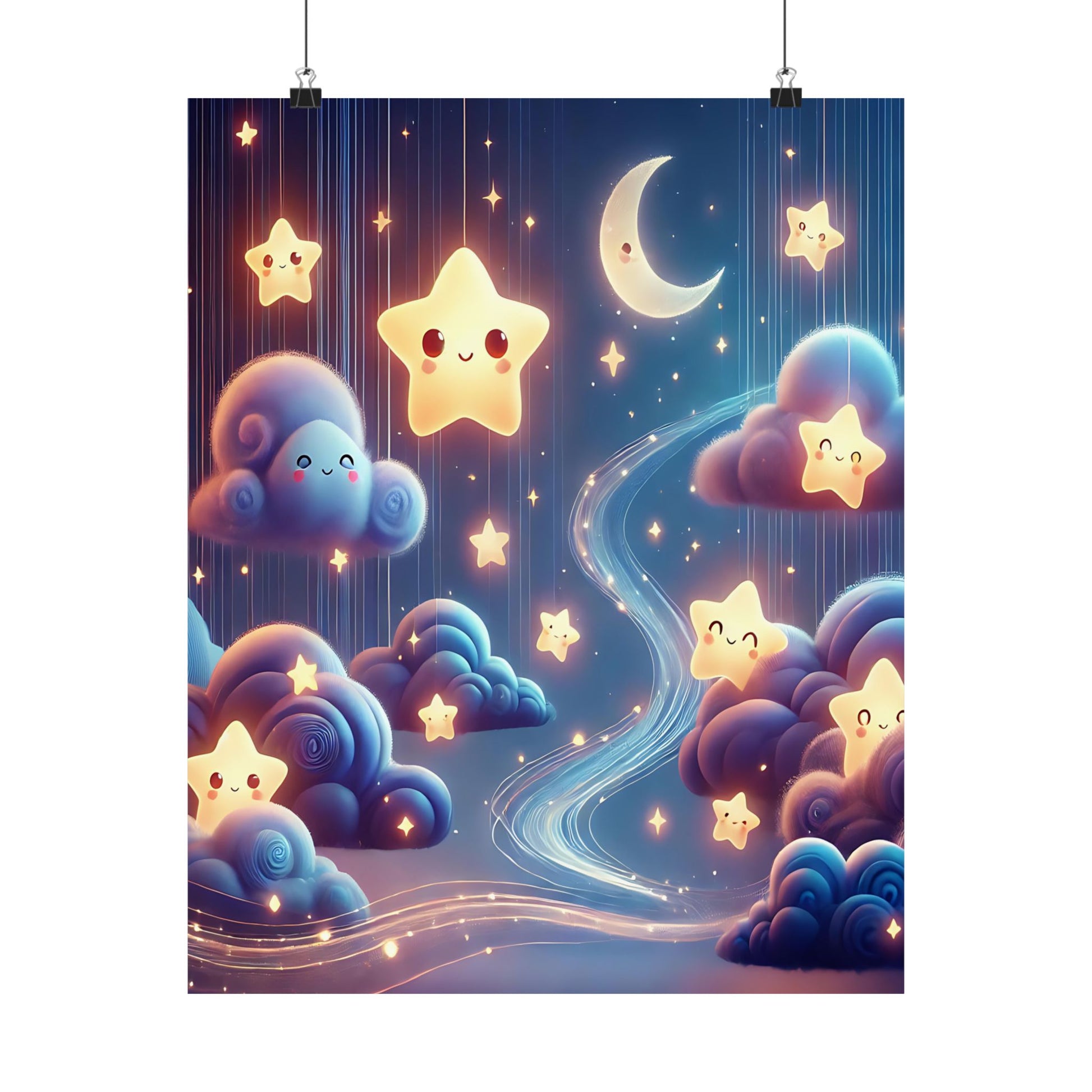 Dreamy Sky Matte Vertical Posters