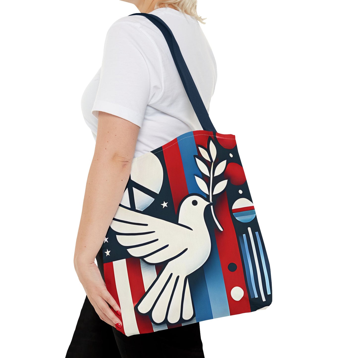 Peaceful Dove Tote Bag | Eco-Friendly Shopping Bag, Gift for Nature Lovers, Travel Tote, Festival Essential, Bohemian Style