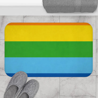 Colorful Stripes Bath Mat