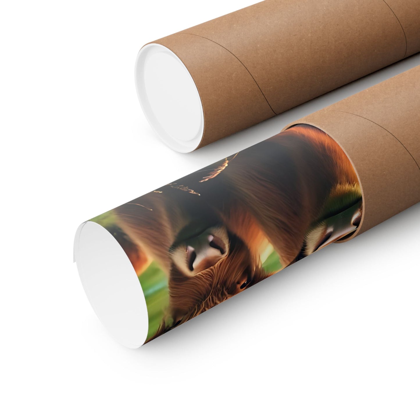Highland Cow Matte Vertical Posters