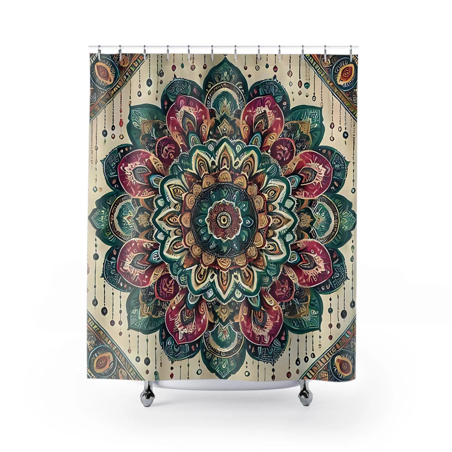 Bohemian Mandala Shower Curtain