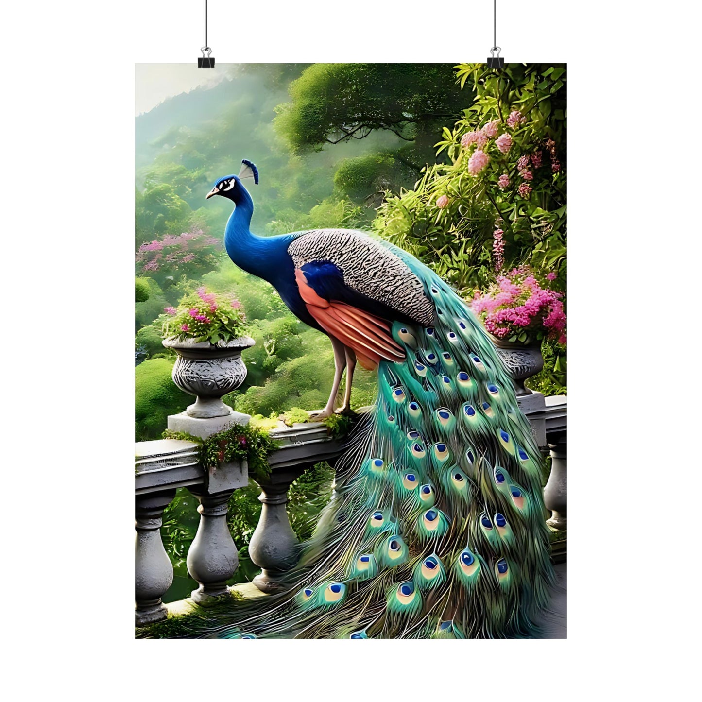 Peacock Art Home Decor