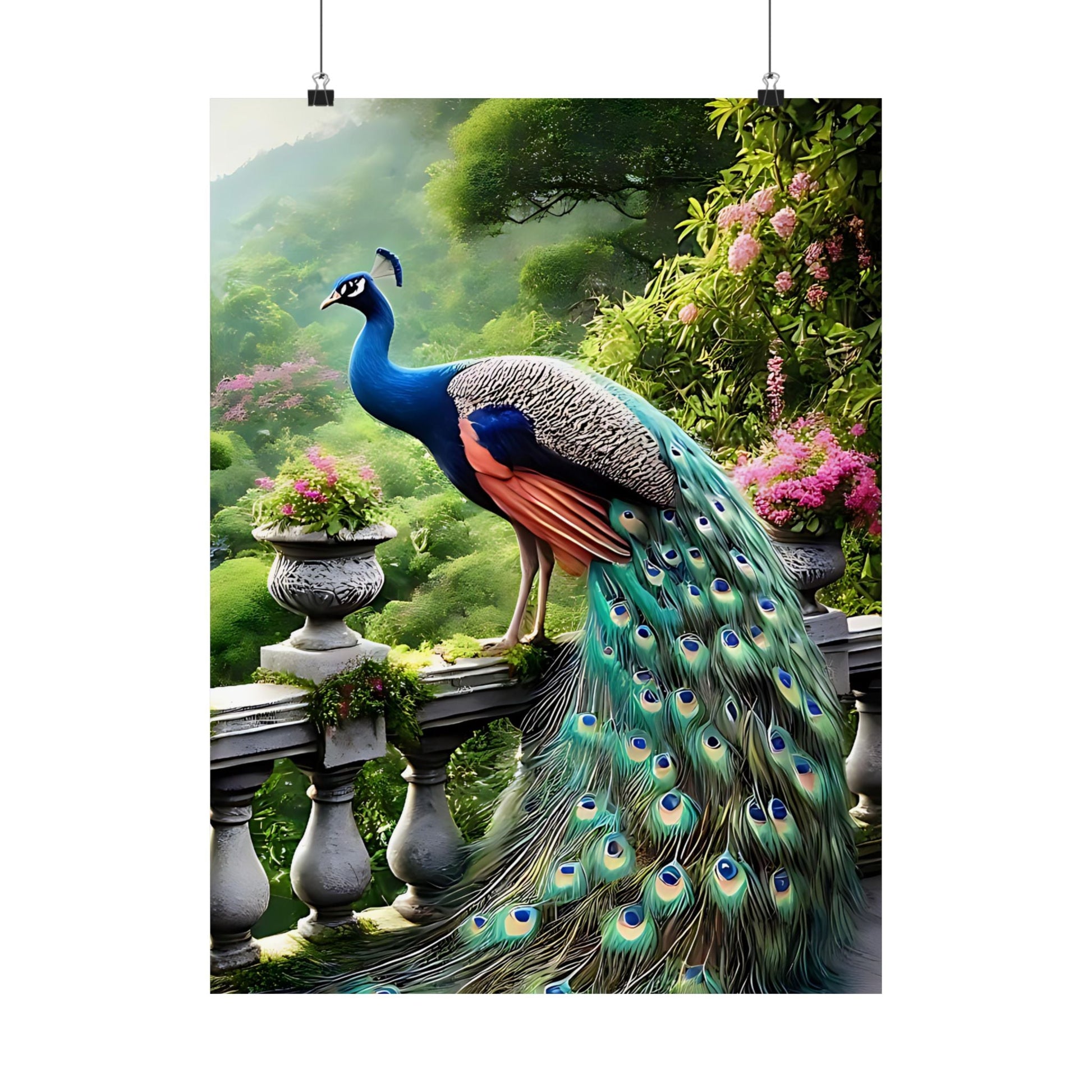 Peacock Art Home Decor