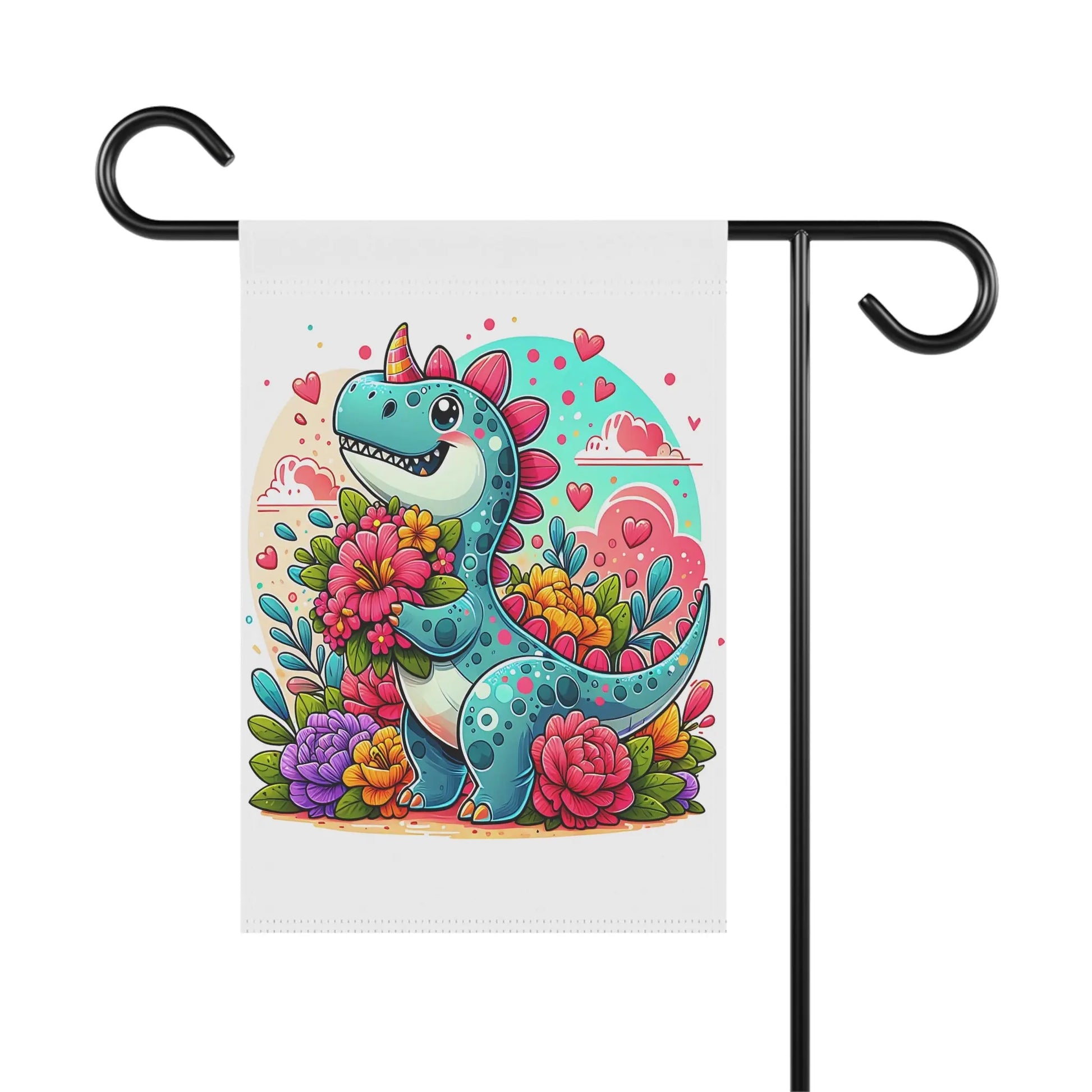Whimsical Dino Garden Banner