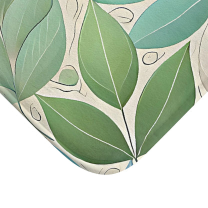 Botanical Leaf Bath Mat