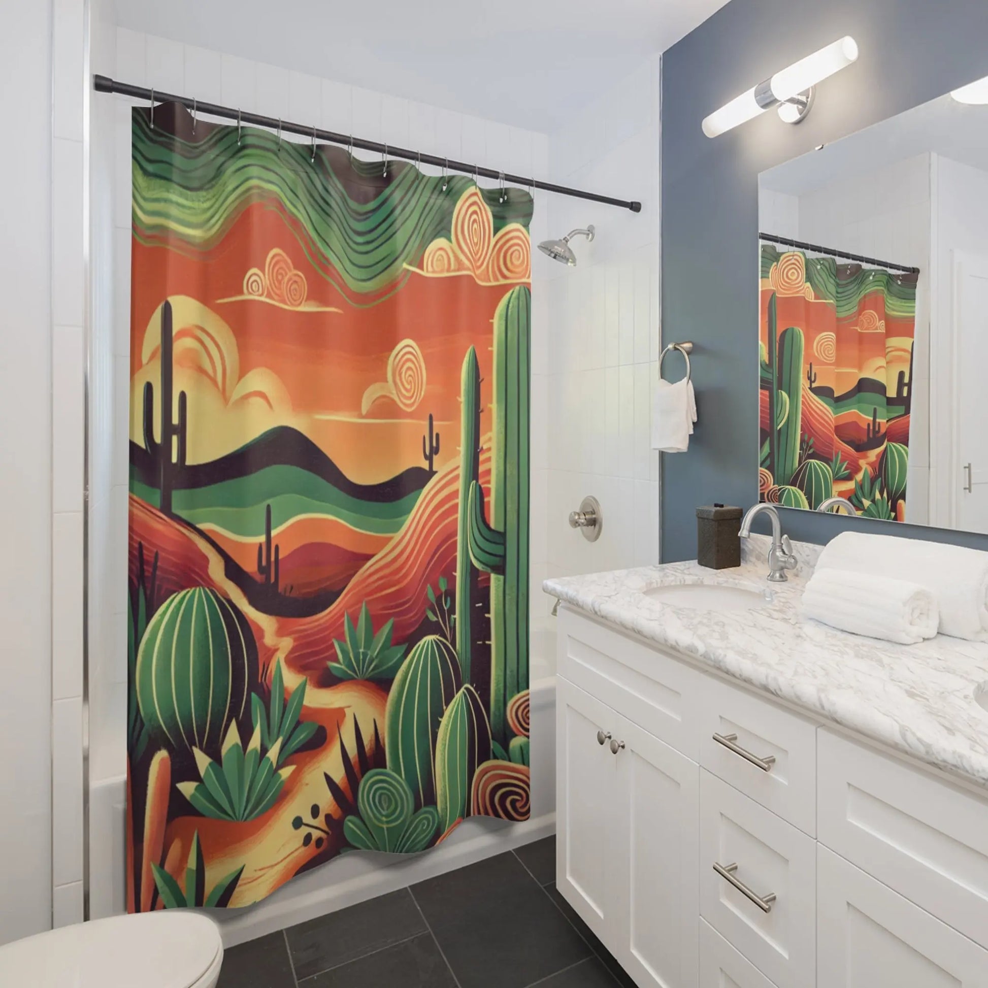 Desert Oasis Shower Curtain