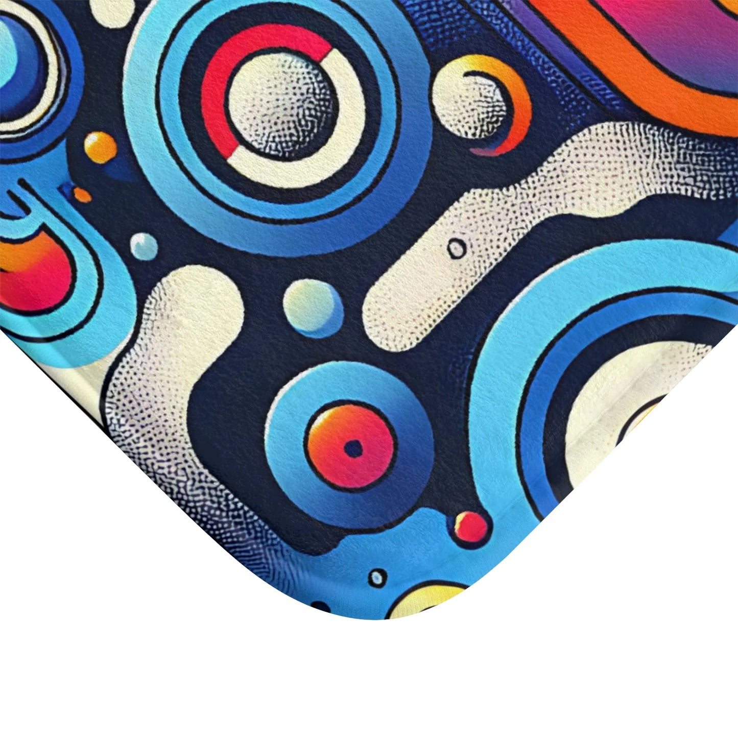 Retro Colorful Bath Mat