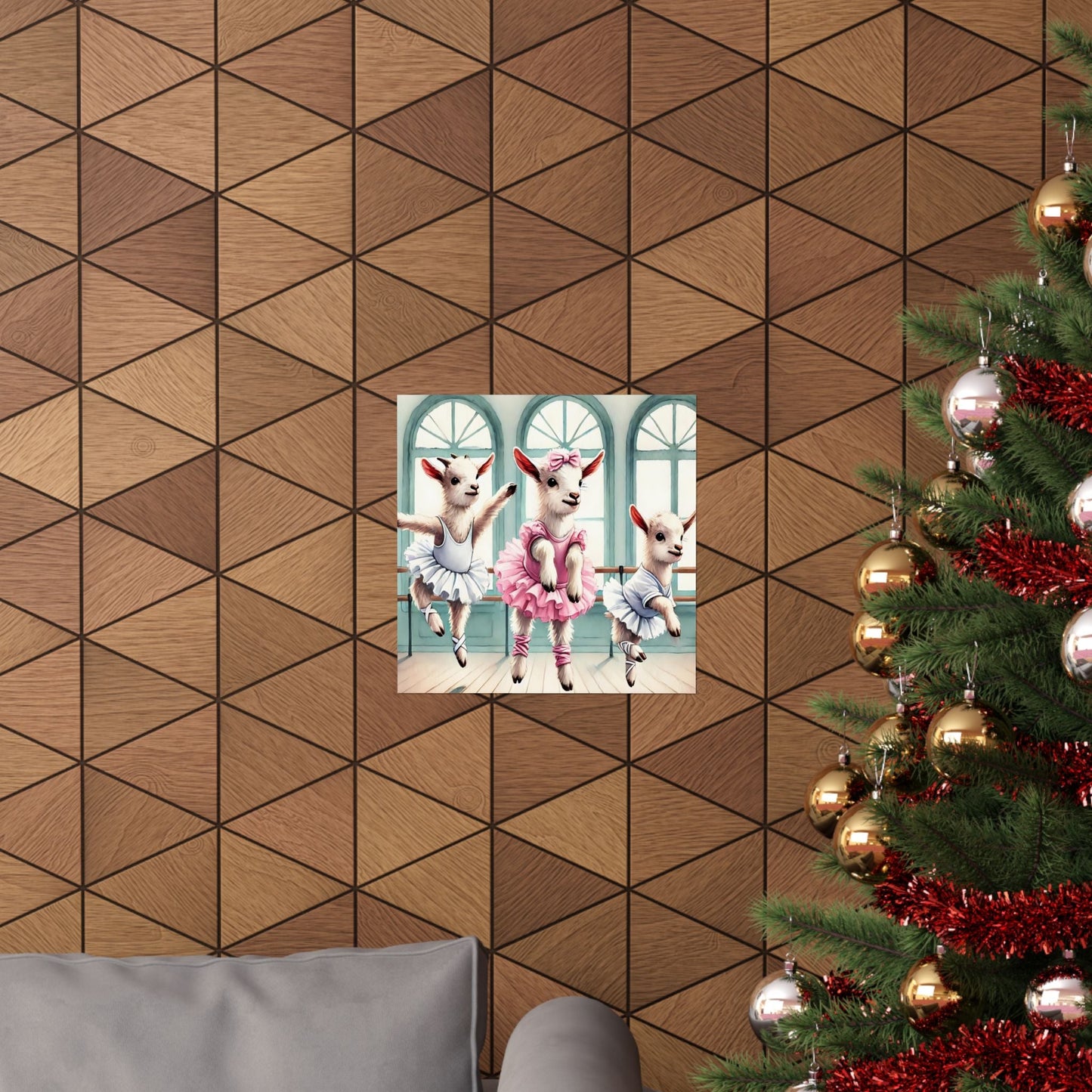 Ballet Goat Art Print