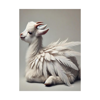 Whimsical Goat Art Print