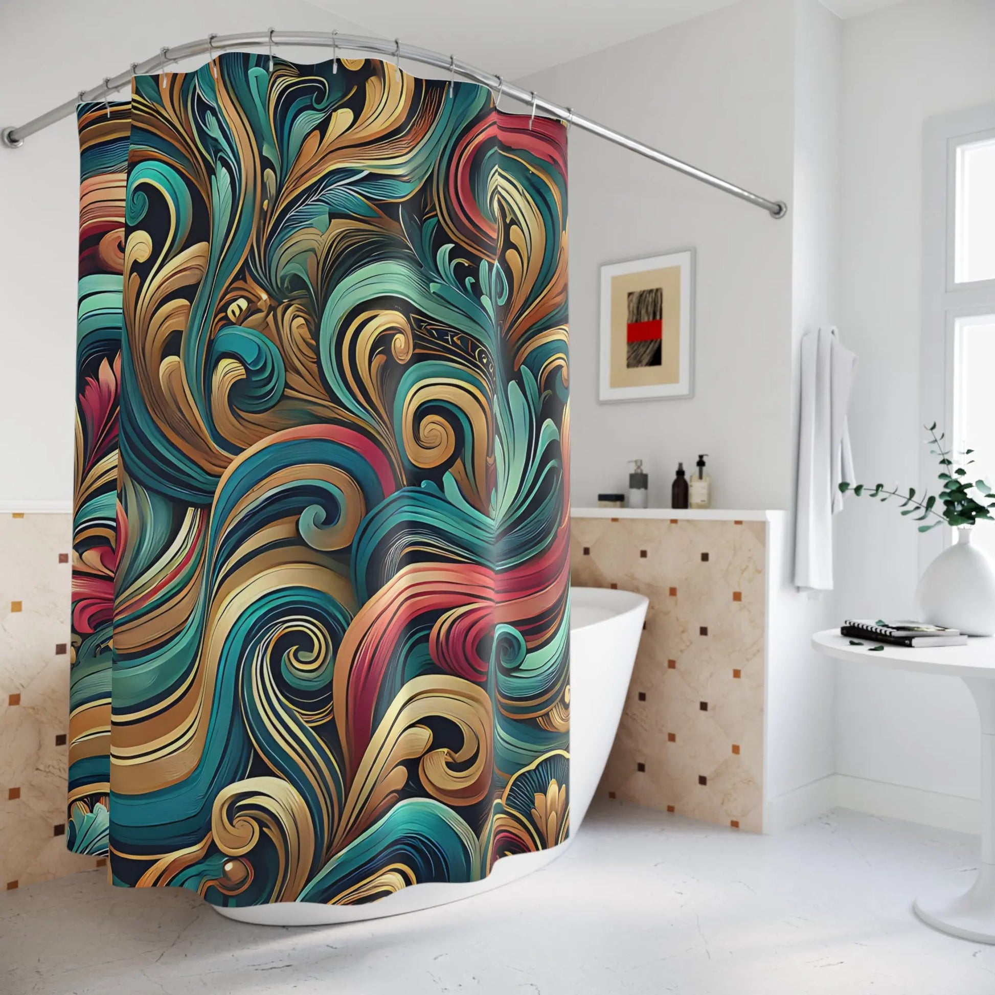 Contemporary Style Shower Curtains