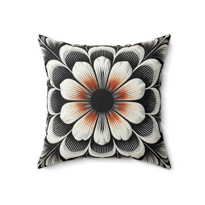 Modern Floral Throw Pillow