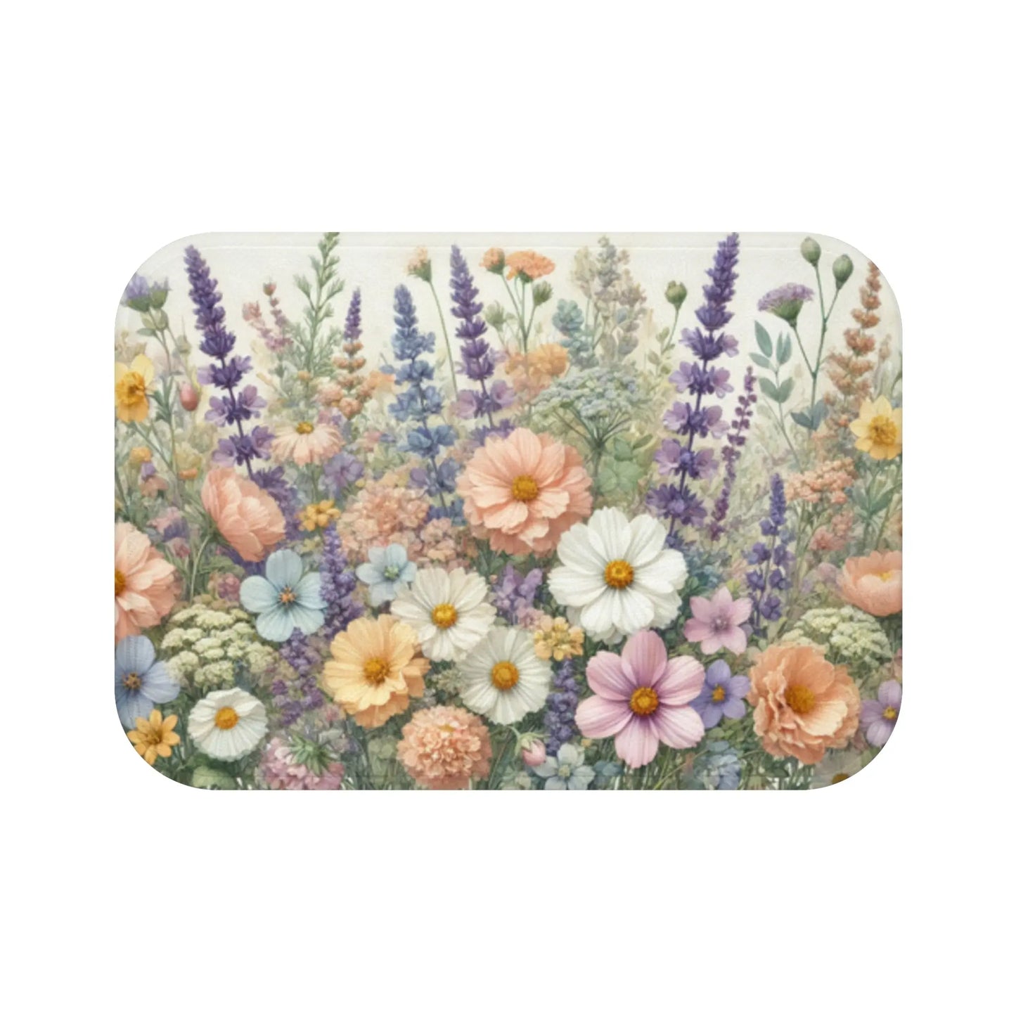 Wildflower Garden Bath Mat