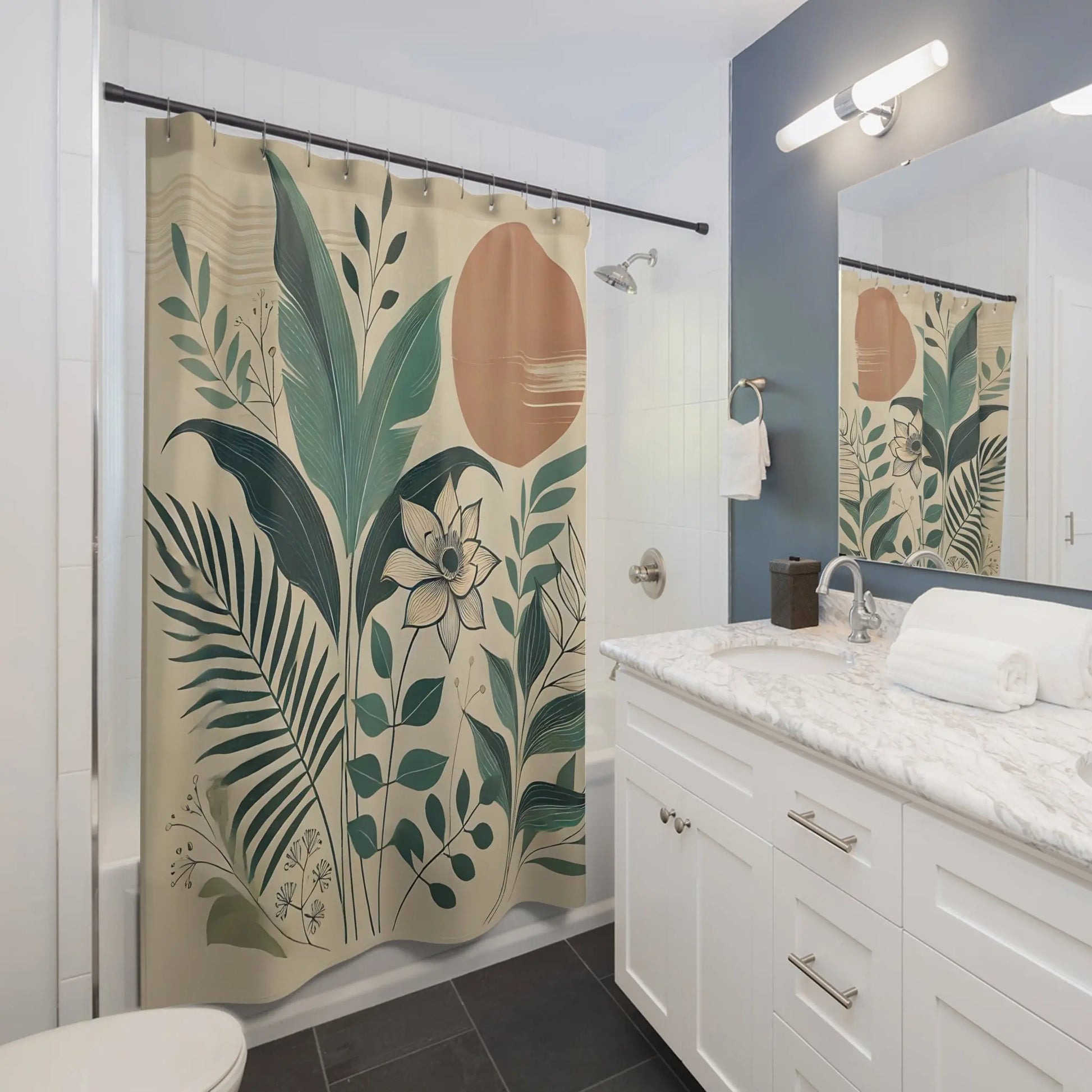 Stylish Botanical Shower Curtain